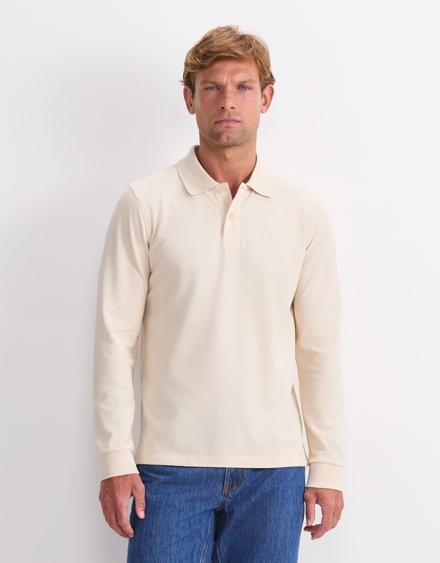 Sportscraft - Long Sleeve Sc Pique Polo
