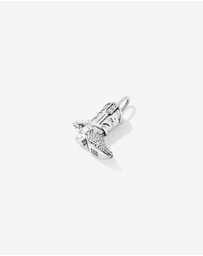 Michael Hill - Cowboy Boot Pendant in Sterling Silver with Cubic Zirconia