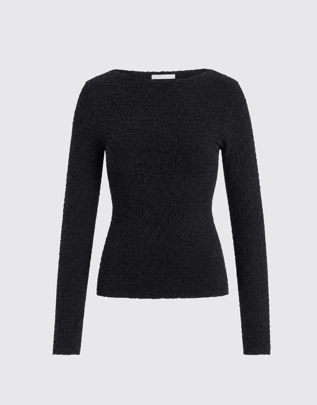 SABA - Luna Textured Long Sleeve Top
