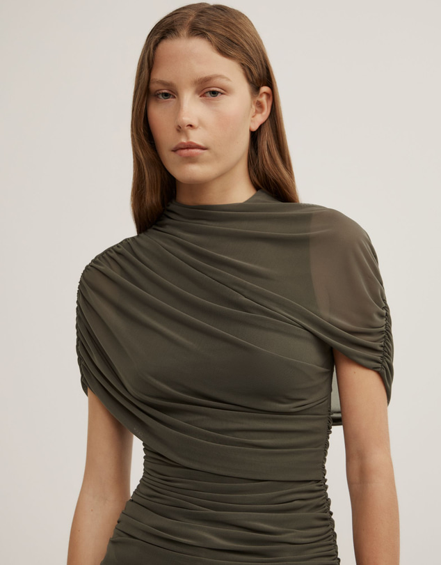 Witchery - Mesh Cape Top