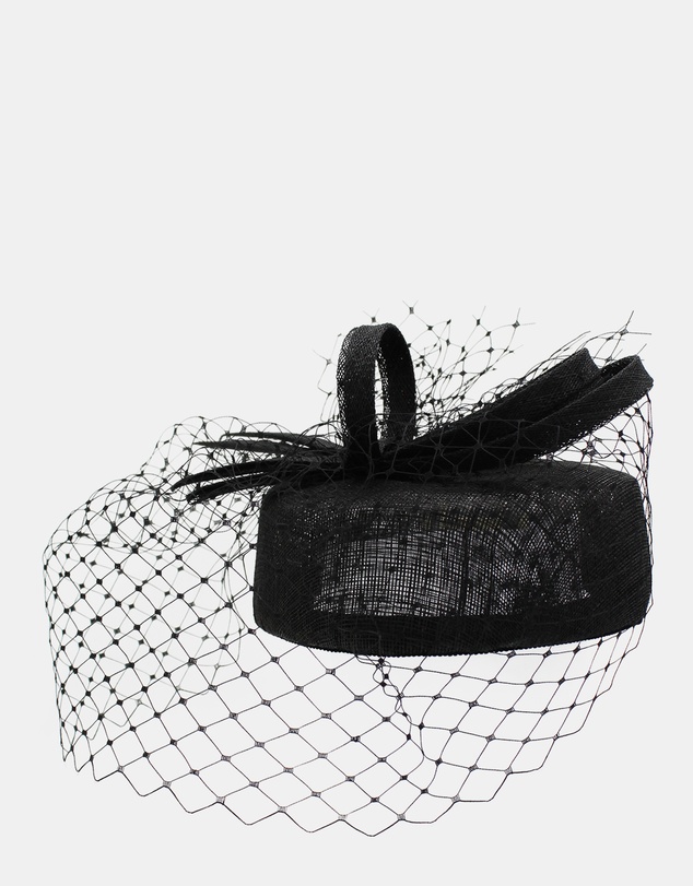 Morgan & Taylor - Cheryl Pillbox Hat in Black