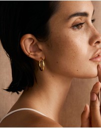 SAINT VALENTINE - Classic Hoops Medium - Gold
