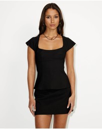 Dazie - City Escape Short Sleeve Top