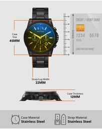 Armani Exchange - Black Chronograph Watch