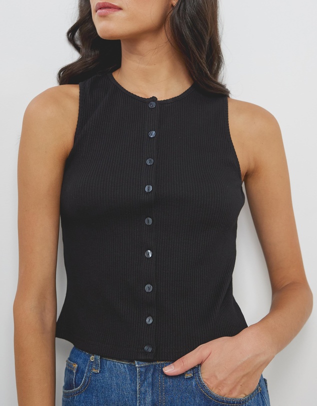 Atmos&Here - Serena Button Front Tank