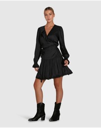 Belle & Bloom - Wild Flower Embroidered Wrap Dress