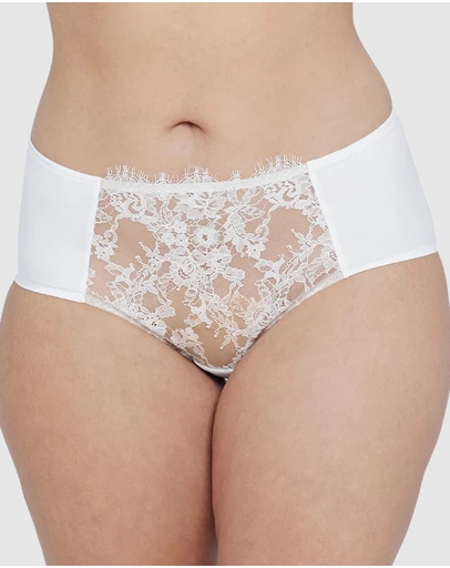 Skarlett Blue - Entice Medium Rise Lace Front Brief