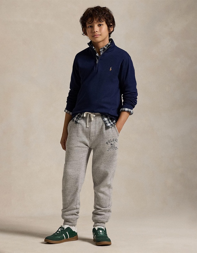 Polo Ralph Lauren - Cotton Interlock Quarter-Zip Pullover - ICONIC EXCLUSIVE - Teens