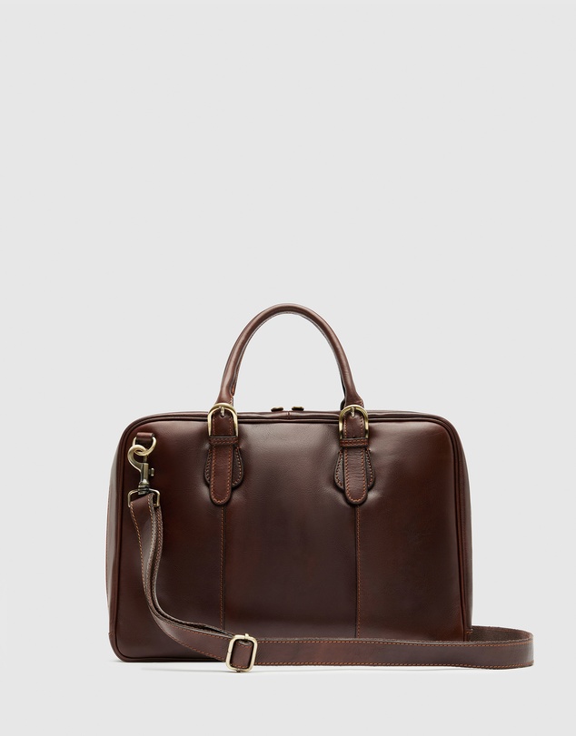 Republic of Florence - The Madrid Matt Choc Laptop Case
