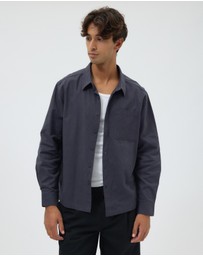AERE - Boxy Fit Cotton Overshirt