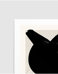 Olive et Oriel - Simple Artline No34 by Treechild Art Print