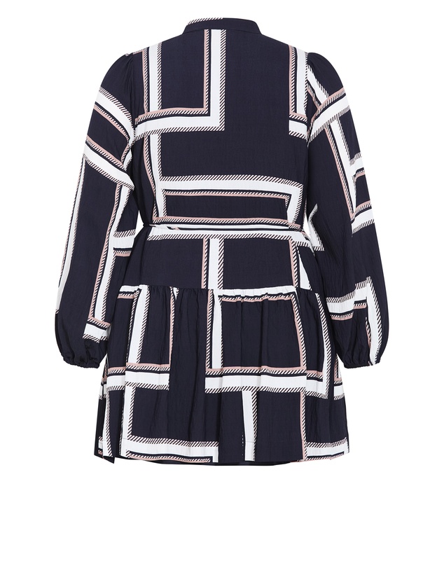 City Chic - Laurie Print Mini Dress