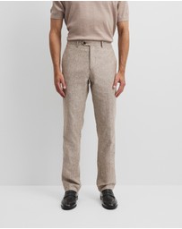 Country Road - Regular Fit Linen Cotton Tailored Pant