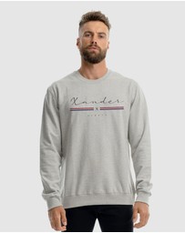 Xander - Grid Crewneck