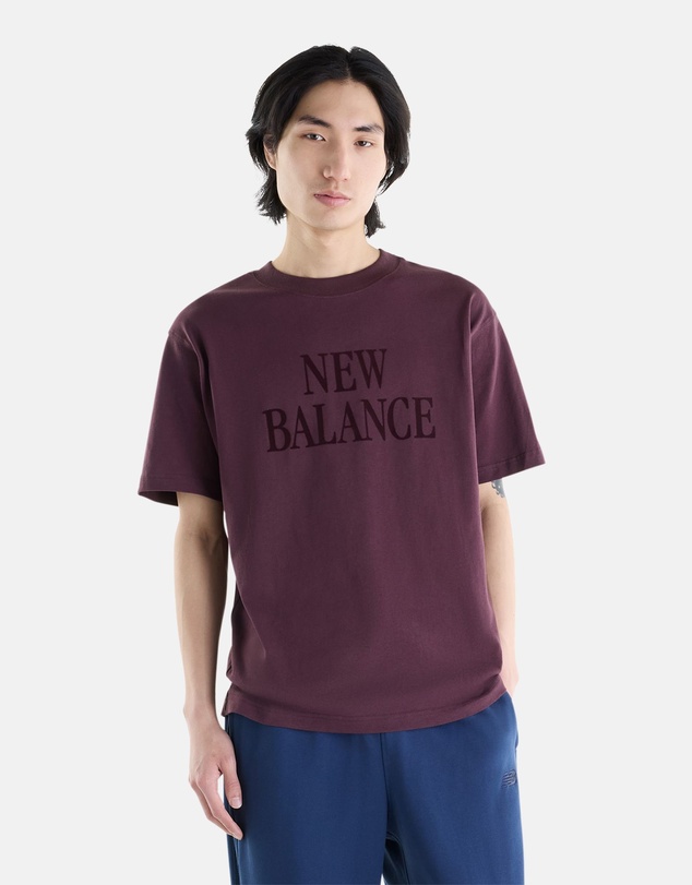New Balance - Athletics Flocked Logo T-Shirt