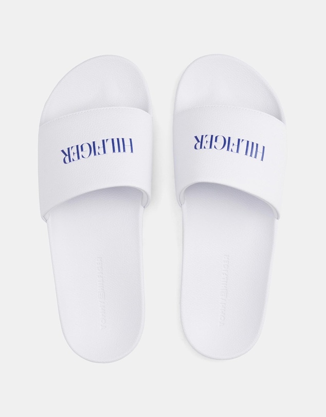 Tommy Hilfiger - Hilfiger Print Tumble Pool Slides - Men's