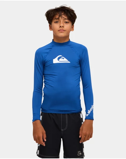 Quiksilver - Boys 8 to 16 All Time Long Sleeve Rash Vest