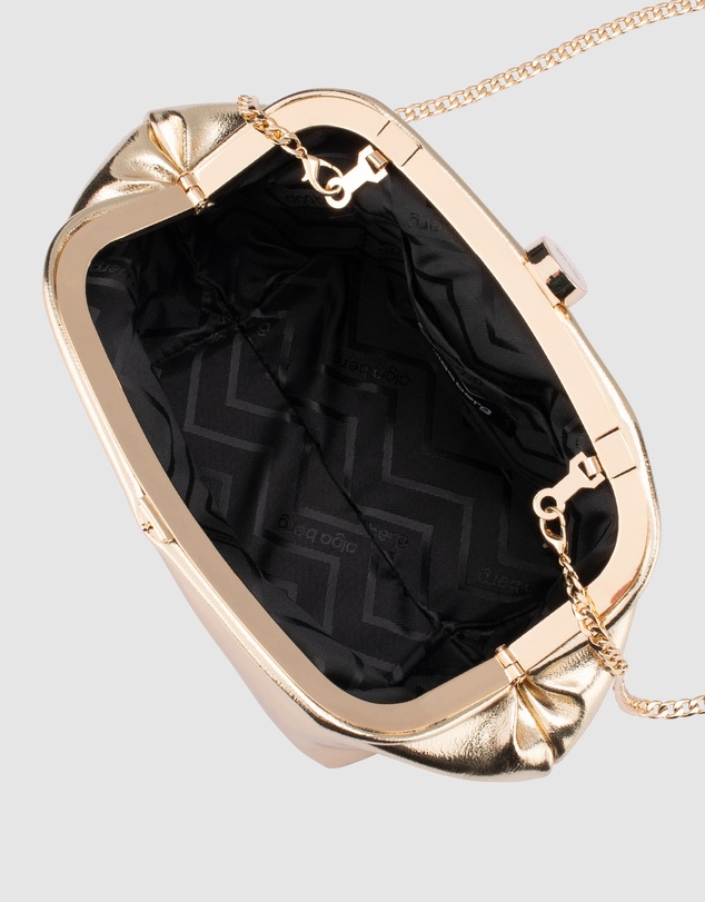 Olga Berg - Tally Metallic Clutch