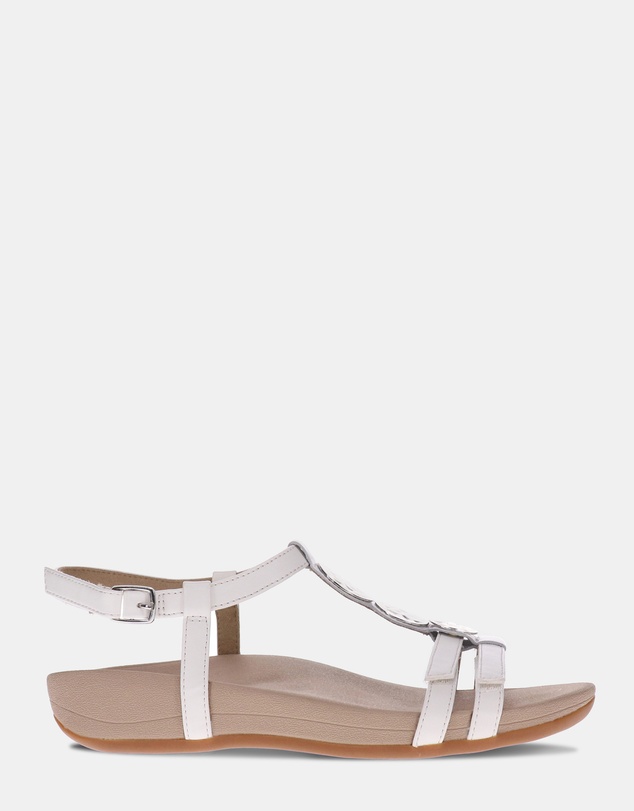 Mia Vita - Ayla Adjustable Sandal - White
