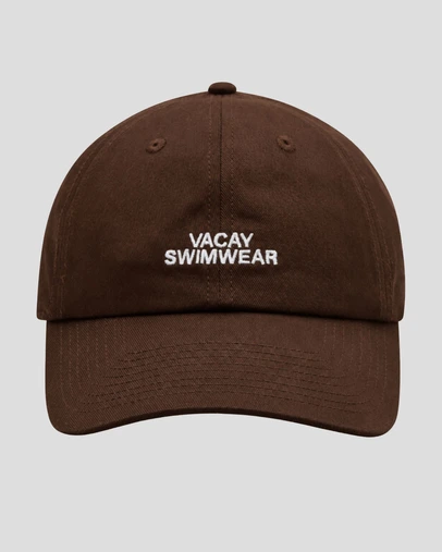 Vacay Swimwear - Logo Cap Chocolate