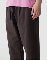 Bassike - Crushed Cotton Pull On Pants