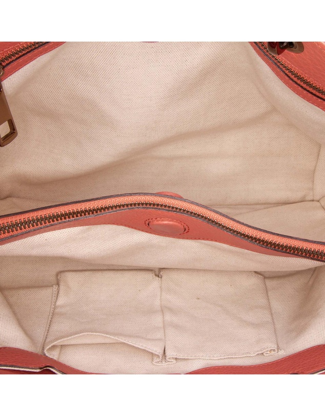 Pre-Loved by Azura Reborn - Pre-Loved Medium Calfskin Bamboo Shopper Satchel