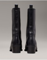 Calvin Klein - Leather Cowboy Boots