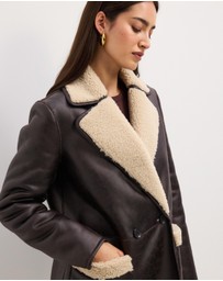 The Fated - Tyra Shearling Coat