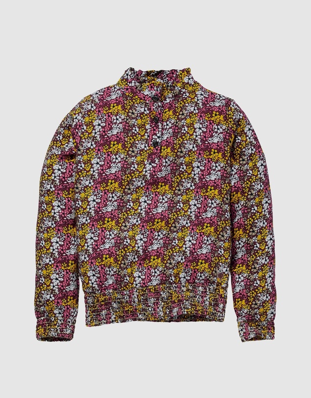 Quapi - Kate Long Sleeve Floral Blouse - Kids-Teens