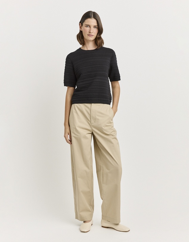 Toorallie - Parallel Knit Top