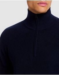 rag & bone - Joel Merino Half Zip Sweater