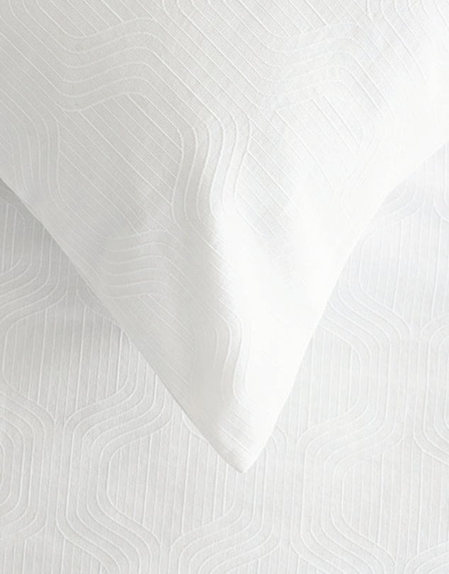 Bambury - Ogee Jacquard Polycotton Quilt Cover Set