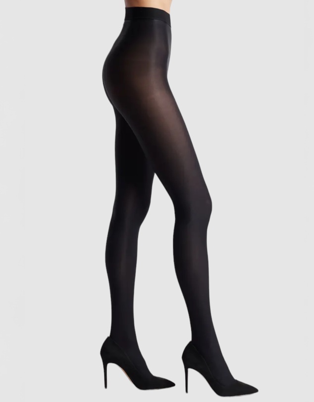 High Heel Jungle - Liquid Metal Tights - Pewter