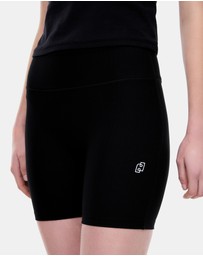ENA PELLY - Athleisure Rib Bike Shorts