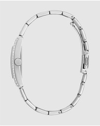 GUESS - Guess Ladies Silver Tone 27mm Analogue Watch