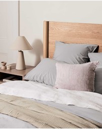 Aura Home - Halo Organic European Pillowcase
