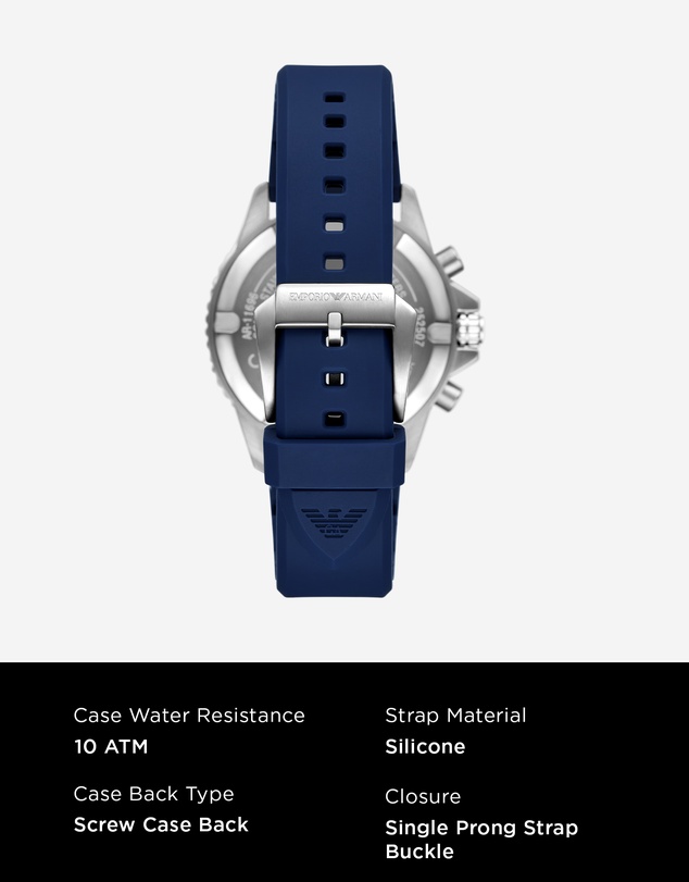 Emporio Armani - Blue Chronograph Watch