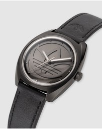 adidas Originals - Edition One - Black Case & Leather Band