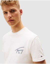 Tommy Jeans - Regular Sign Backprint Short Sleeve T-Shirt