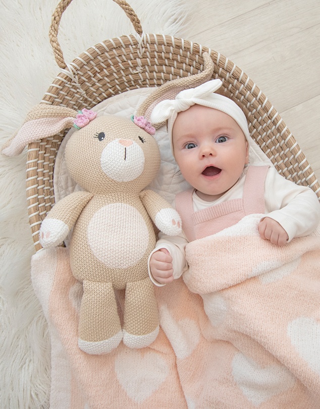 Living Textiles - Knitted Toy - Amelia the Bunny