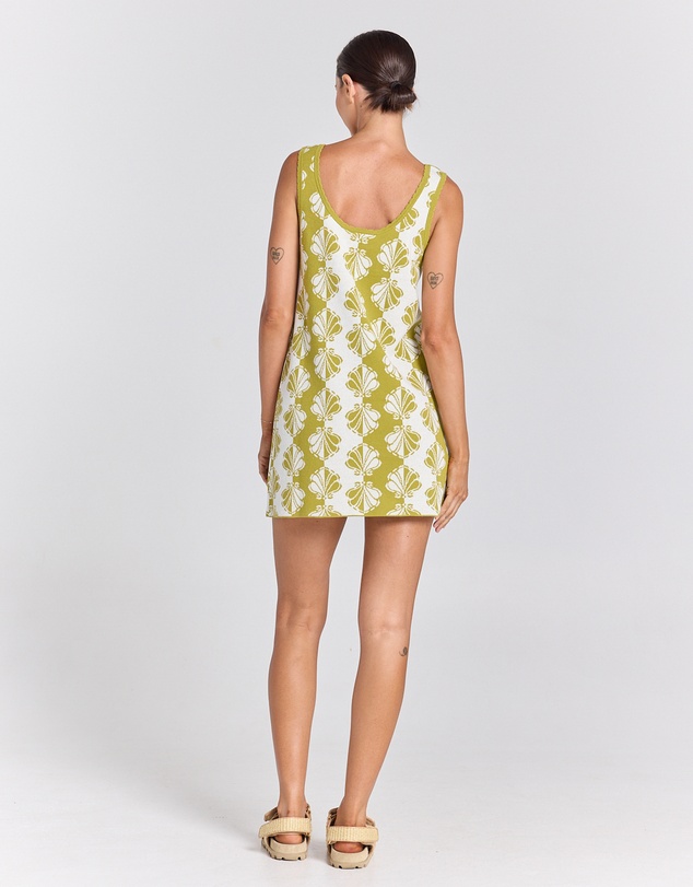 Poolside Paradiso - Shelborne Knit Sundreamer Dress - Palm