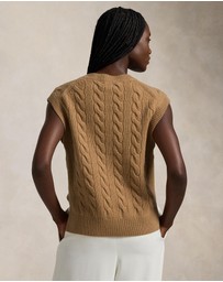 Polo Ralph Lauren - Cable-Knit Wool-Cashmere Sweater Vest