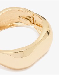 Lovisa - Gold Plated Chunky Hinged Molten Bangle