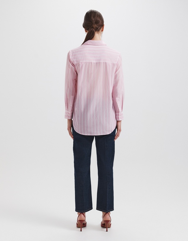 SABA - Cora Silk Cotton Boyfriend Shirt