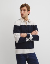 Country Road - Australian Cotton Stripe Rugby Polo