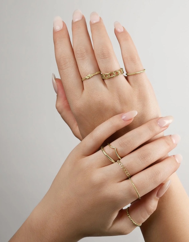 Von Treskow - 9ct Gold Stagger Ring