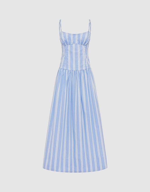 Shona Joy - Omri Panelled Bustier Maxi Dress - ICONIC EXCLUSIVE