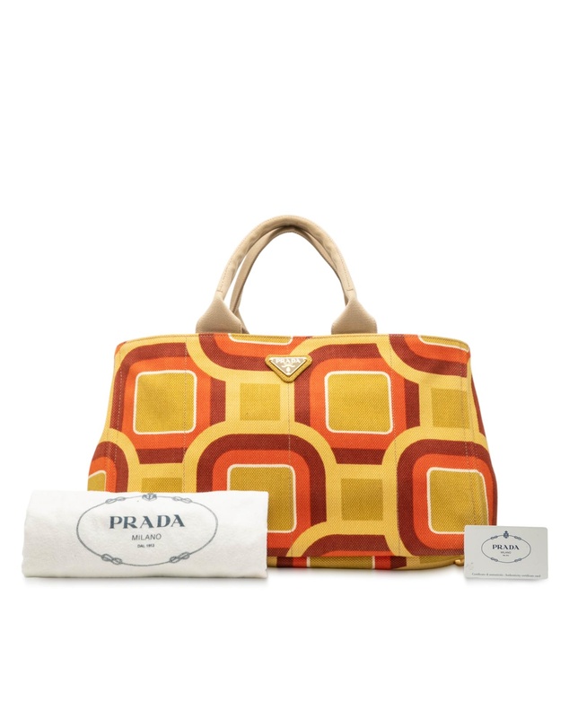Pre-Loved by Azura Reborn - Pre-Loved Large Printed Canvas Canapa Soho Satchel