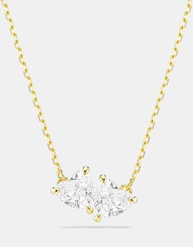 Swarovski - Mesmera Necklace, Heart, White, Gold-Tone Plated