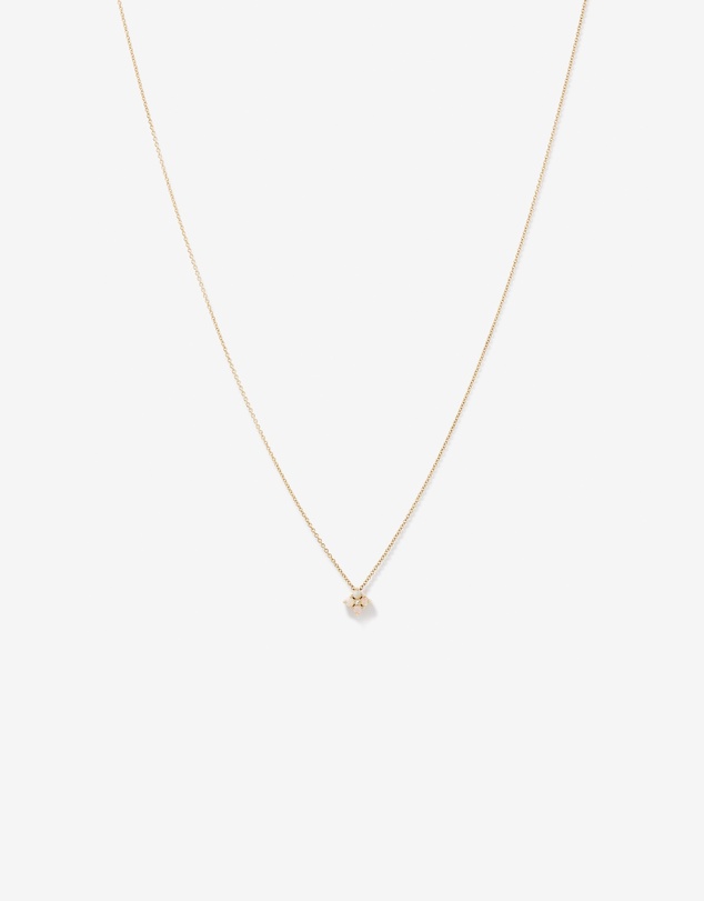 Michael Hill - Australian Opal & Diamond Accent Necklace in 10kt Yellow Gold